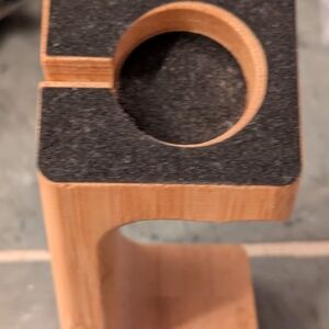 Wooden Stand with Black Top